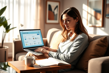 Imagen representativa de un Préstamo Personal en Línea que muestra la facilidad y rapidez de solicitar dinero a través de plataformas digitales.