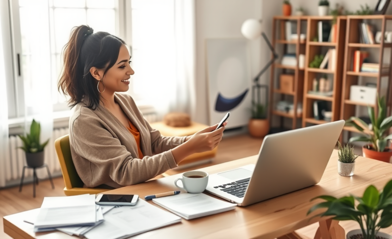 Imagen que representa la facilidad de la aprobación de dinero al instante a través de plataformas en línea.
