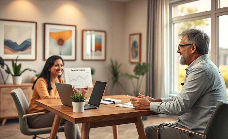 Imagen ilustrativa sobre Préstamos Personales con Intereses Bajos, destacando su conveniencia y flexibilidad.